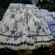 women used dress skirt cotton and silk material