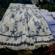 women used dress skirt cotton and silk material