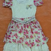 Manufacturers supply old summer clothing, a silk dress