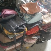 Good quality used leather bags school bags 4 years exporter