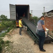 Loading container used clothing