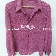 used polyester silk blouse