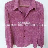 used polyester silk blouse