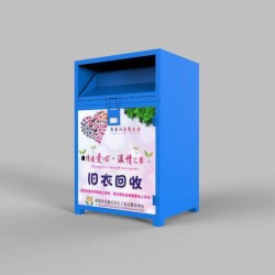 assembled clothes recycling bin