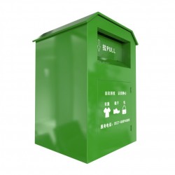 green include clothes recycling bin for sale