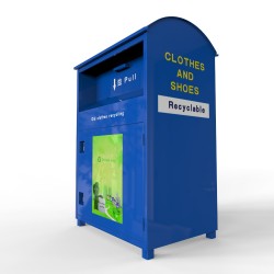clothes recycling bin factory