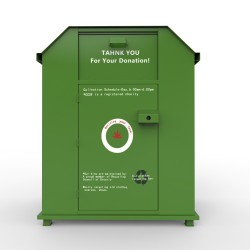 USA clothes recycling bin