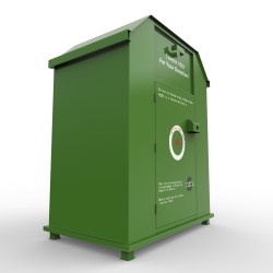 biggest clothes recycling bin